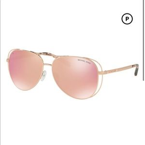 Michael Kors Rose Gold Polarized Sunglasses
